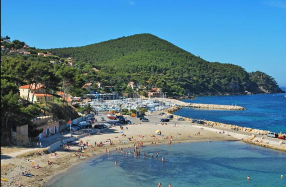 Magnifique Studio Vue Mer A 5 Minutes De La Plage Saint-Cyr-sur-Mer Exteriör bild